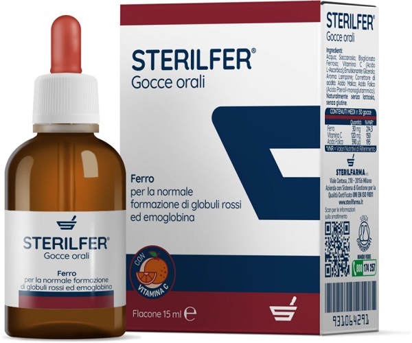 STERILFER GOCCE 15 ML - farmasorriso.com