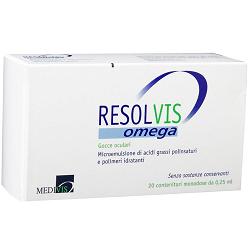 GOCCE OCULARI RESOLVIS OMEGA 20 FIALE MONODOSE 0,25 ML - farmasorriso.com