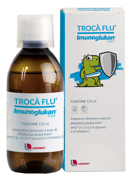 TROCA' FLU' IMUNOGLUKAN FLACONE 120 ML - farmasorriso.com