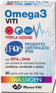 OMEGA3 VITI TRIPLA AZIONE 60 PERLE - farmasorriso.com