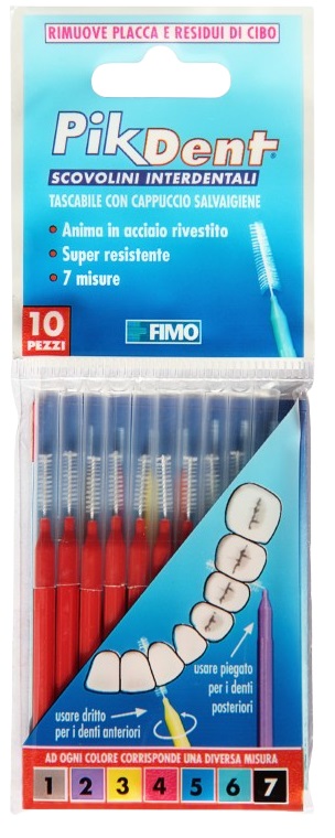 PIKDENT STUZZICOLINO 4 RO 10PZ - farmasorriso.com