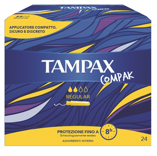 TAMPAX COMPAX REGULAR 24 PEZZI - farmasorriso.com