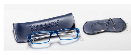 OCCHIALE PRESBIOPIA CORRECT GLASSES COLORE BLU +1,00 - farmasorriso.com