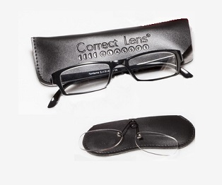 OCCHIALE PRESBIOPIA CORRECT GLASSES COLORE NERO +1,00 - farmasorriso.com