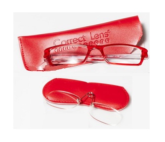 OCCHIALE PRESBIOPIA CORRECT GLASSES COLORE ROSSO +3,00 - farmasorriso.com