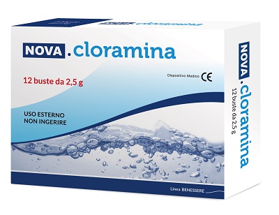 NOVA CLORAMINA 12 BUSTE 2,5 G - farmasorriso.com