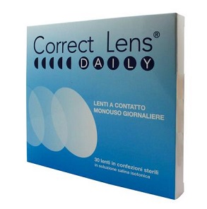 CORRECT LENS DAILY LENTI CONTATTO MONOUSO GIORNALIERE 6,00 30 PEZZI - farmasorriso.com