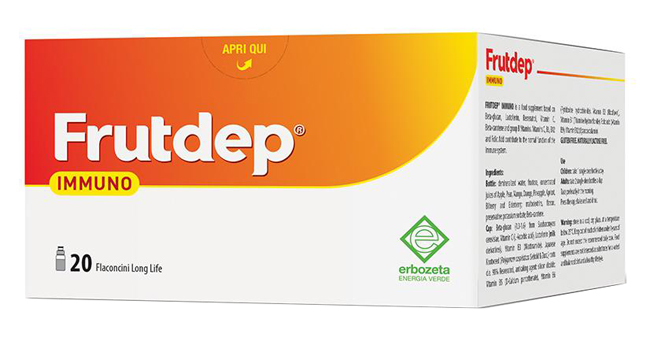 FRUTDEP IMMUNO 20 FLACONCINI 10 ML - farmasorriso.com