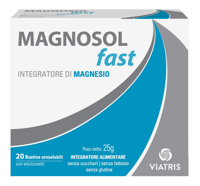 MAGNOSOL FAST 20 BUSTINE OROSOLUBILI - farmasorriso.com