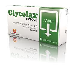GLYCOLAX 18 SUPPOSTE GLICEROLO 2500MG - farmasorriso.com