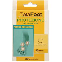 ZETAFOOT GEL TRASP PUNTI SENSIB 6PZ - farmasorriso.com