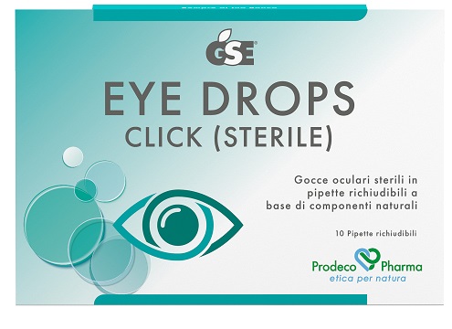 GSE EYE DROPS CLICK GOCCE OCULARI 10 PIPETTE 0,5 ML - farmasorriso.com