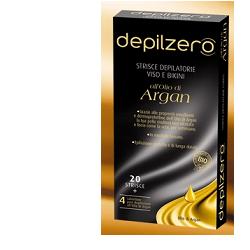 DEPILZERO ARGAN STRISCE DEPILATORIE VISO E BIKINI 20 PEZZI - farmasorriso.com