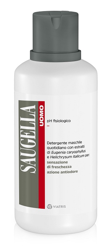 SAUGELLA UOMO PH FISIOLOGICO DETERGENTE MASCHILE 500 ML - farmasorriso.com