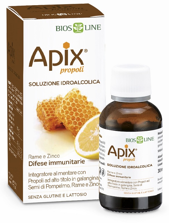 APIX PROPOLI SOLUZIONE IDROALCOLICA 30 ML BIOSLINE - farmasorriso.com