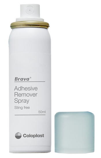 BRAVA SPRAY REMOVER PER DISTACCO DOLCE ADESIVI E DISPOSITIVI PER STOMIA 50 ML - farmasorriso.com