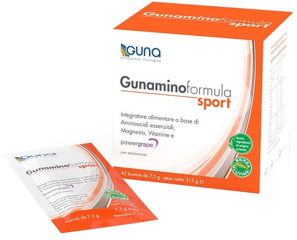 GUNAMINO FORMULA SPORT 42 BUSTE 315 G - farmasorriso.com