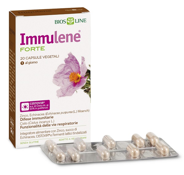 BIOSLINE IMMULENE FORTE 20 CAPSULE - farmasorriso.com