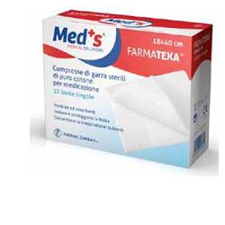 GARZA COMPRESSA MEDS 12/8 36X40CM 12 PEZZI - farmasorriso.com