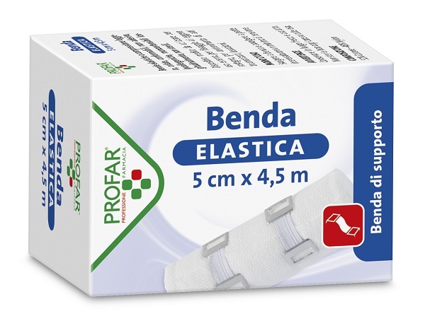 BENDA ELASTICA 5 CM X 4,5 M PROFAR - farmasorriso.com