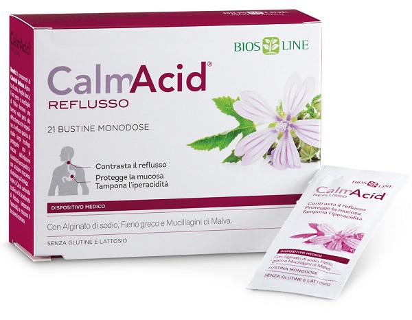 BIOSLINE CALMACID REFLUSSO 21 BUSTINE MONODOSE - farmasorriso.com