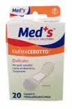 CEROTTO MEDS STRIP DELICATO TESSUTO NON TESSUTO MEDIO 20 PEZZI - farmasorriso.com
