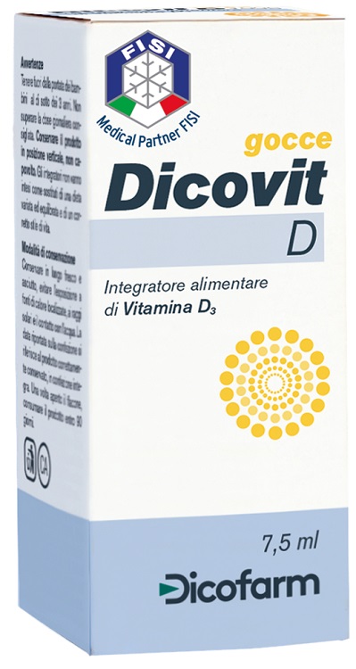 DICOVIT D VITAMINA D3 7,5 ML - farmasorriso.com