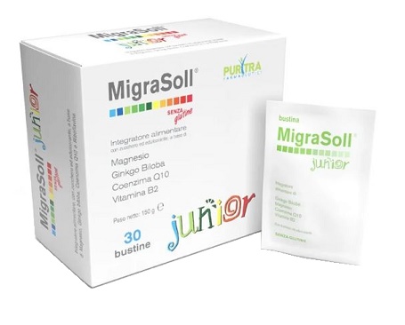 MIGRASOLL JUNIOR ASTUCCIO 30 BUSTE - farmasorriso.com