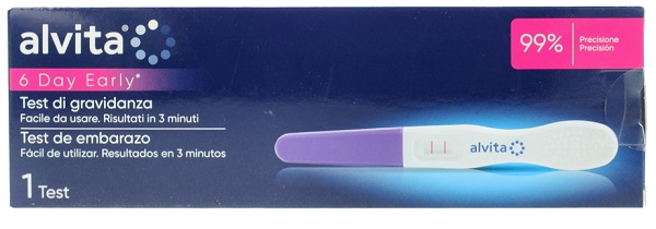TEST DI GRAVIDANZA PRECOCE ALVITA 1 PEZZO - farmasorriso.com