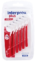 INTERPROX PLUS MINICONICO ROSSO 6 PEZZI - farmasorriso.com