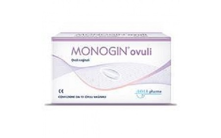 MONOGIN OVULI VAGINALI 10 PEZZI - farmasorriso.com