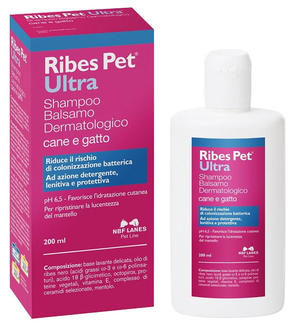 RIBES PET ULTRA SHAMPOO DERMATOLOGICO FLACONE 200 ML - farmasorriso.com