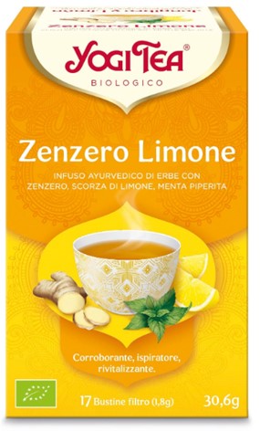 YOGI TEA ZENZERO LIMONE 31 G - farmasorriso.com