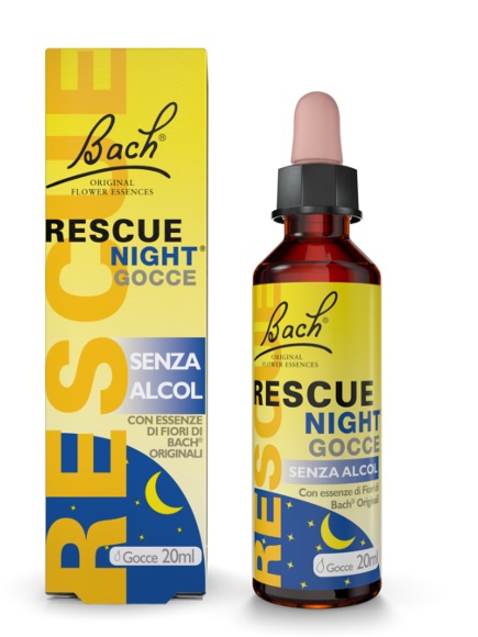 RESCUE ORIGINAL NIGHT SENZA ALCOL GOCCE 20 ML - farmasorriso.com