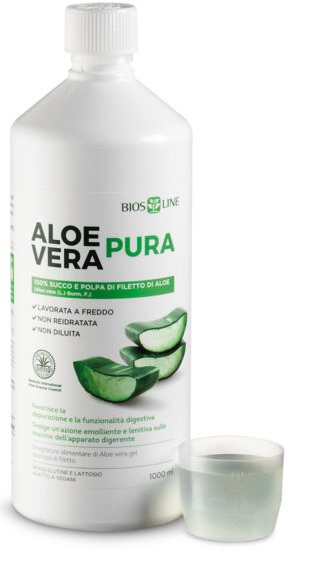 BIOSLINE ALOE VERA SUCCO POLPA 1 LITRO - farmasorriso.com