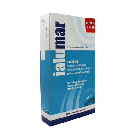 SOLUZIONE ISOTONICA IALUMAR 20 FLACONCINI MONODOSE 5 ML - farmasorriso.com