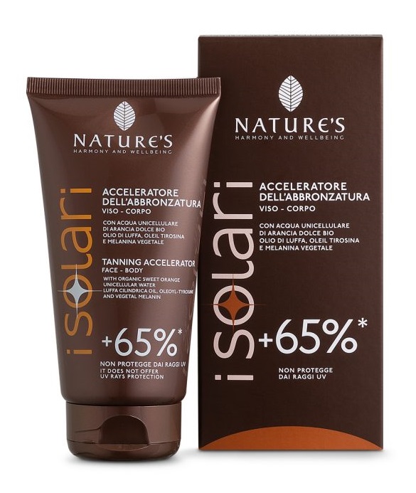 NATURE'S I SOLARI ACCELERATORE DELL'ABBRONZATURA +65% 150 ML - farmasorriso.com