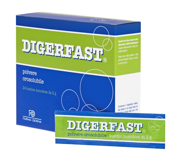 DIGERFAST POLVERE 24 BUSTINE MONODOSE 2 G - farmasorriso.com