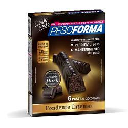 PESOFORMA BARRETTA DOUBLE DARK 6 PASTI 12 X 31 G - farmasorriso.com