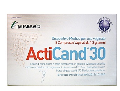 ACTICAND 30 8 COMPRESSE VAGINALI - farmasorriso.com