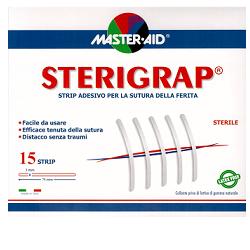 CEROTTO PER SUTURA MASTER-AID STERIGRAP 7,5X0,6 12 PEZZI - farmasorriso.com