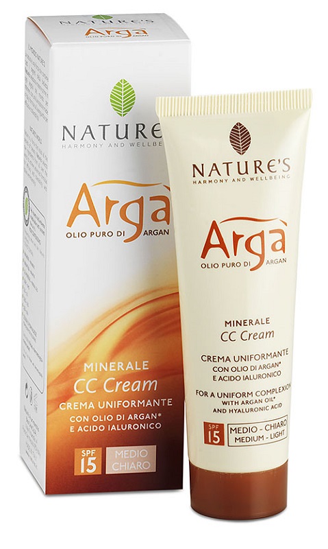ARGA' CC CREAM VISO MEDIO CHIARA 50 ML NATURE'S - farmasorriso.com