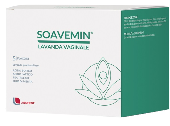 SOAVEMIN LAVANDA VAGINALE 5 FLACONI 100 ML - farmasorriso.com