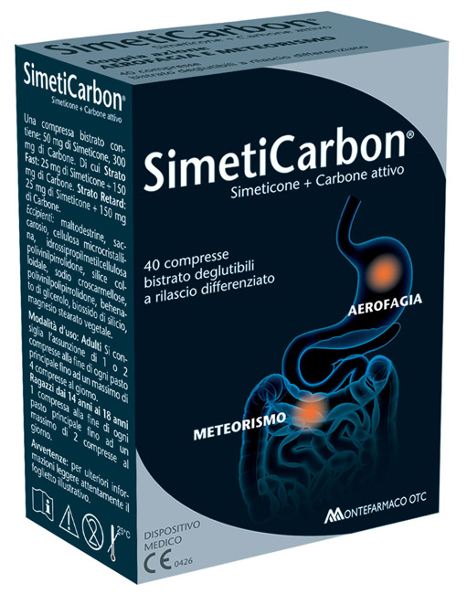SIMETICARBON 40 COMPRESSE - farmasorriso.com