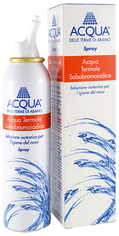 ACQUA DELLE TERME DI ABANO ISOTONICA SPRAY IRRIGAZIONE NASALE 125 ML - farmasorriso.com