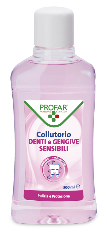 PROFAR COLLUTORIO DENTI/GENGIVE SENSIBILI 500 ML - farmasorriso.com