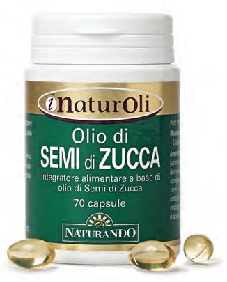 NATUROLI OLIO DI SEMI DI ZUCCA 70 CAPSULE - farmasorriso.com