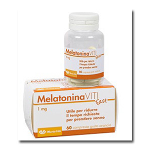 MELATONINA VITI FAST 1MG 60 COMPRESSE GUSTO ARANCIA - farmasorriso.com
