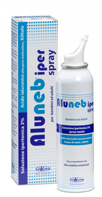 ALUNEB SOLUZIONE IPERTONICA 3% SPRAY NASALE 125 ML - farmasorriso.com