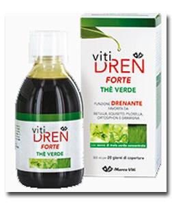 VITIDREN FORTE THE VERDE SOLUZIONE 300 ML CON TAPPO DOSATORE - farmasorriso.com